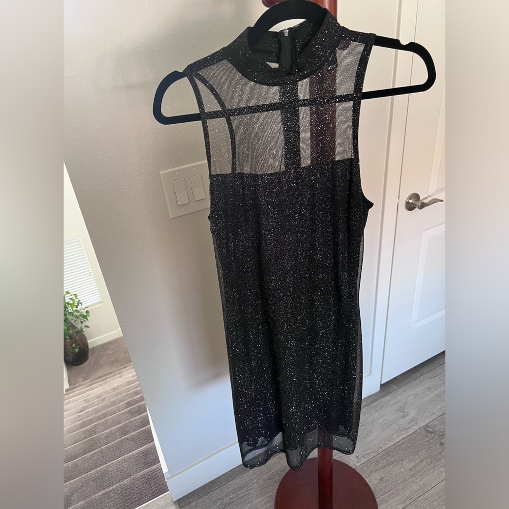 Sparkly black dress